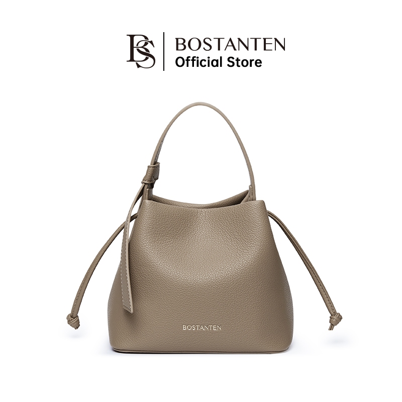 Bostanten กระเป๋าสะพายไหล่เรียบง่ายสำหรับเด็กผู้หญิง กระเป๋าสะพายข้างแบบลำลองและอเนกประสงค์