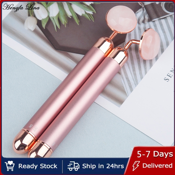 Hengfa Lina อิเล็กทรอนิกส์หยกหินนวดสําหรับพลังงานใบหน้า Beauty Bar Slimming Facial Lift เครื่องมือนวด Body Care กระชับผิว