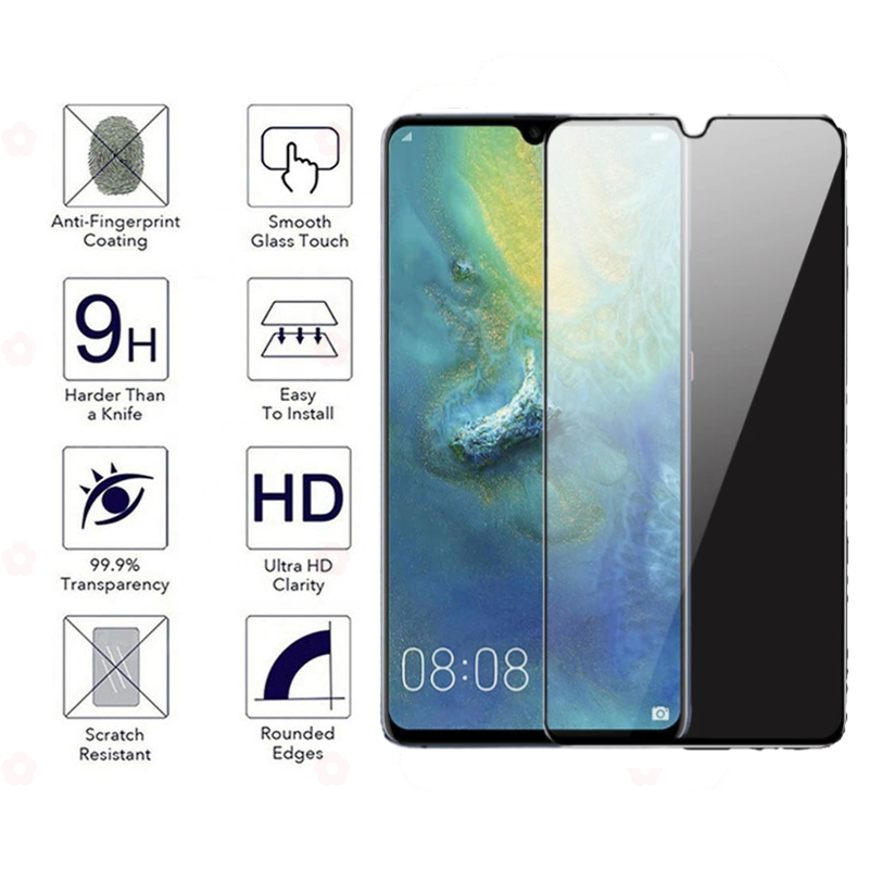 HD เต็มหน้าจอ 9D ฟิล์มกระจกนิรภัย เต็มหน้าจอ 9H HD Huawei Pura 70 P50 P40 P30 P20 Mate 50 30 20 10 40 Pro Lite Plus