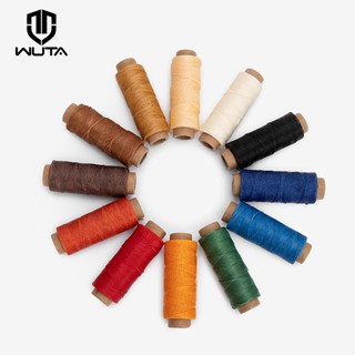 Wuta ด้ายโพลีเอสเตอร์ ทรงกลม สําหรับเย็บหนัง สร้อยข้อมือ DIY