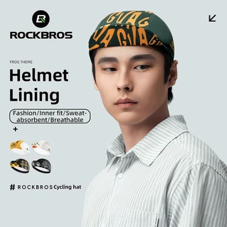 【TH Delivery】ROCKBROS หมวกแก๊ปจักรยาน แห้งเร็ว เย็น เหมาะสำหรับผู้ชายและผู้หญิง ขนาด 56-60 ซม. หมวกสำหรับกีฬากลางแจ้ง