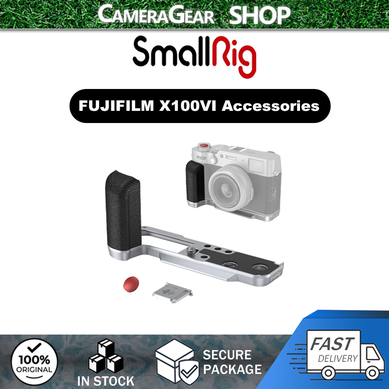 SmallRig FUJIFILM X100VI Accessories(Handgrip L-Shape Grip/Retro Cage/Leather Case Kit/Thumb Grip)