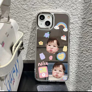 เคสโทรศัพท์ DIY for Iphone case ที่เข้ากันได้ หลายตัว เคสโทรศัพท์แบบใส/กระจก เราถอดพื้นหลัง for เคสไอโฟน