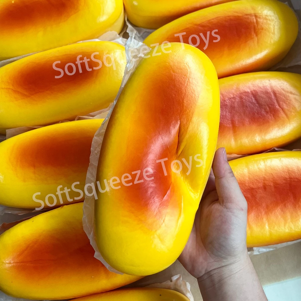 สกุชชี่ 1 ชิ้น แท่งชีสจําลองขนาดใหญ่ของเล่นเด้งช้า
