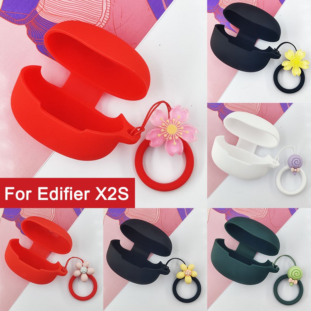 เคสซิลิโคนป้องกันสําหรับฝาครอบหูฟังบลูทูธไร้สาย Edifier X2S สําหรับ Edifier X2S