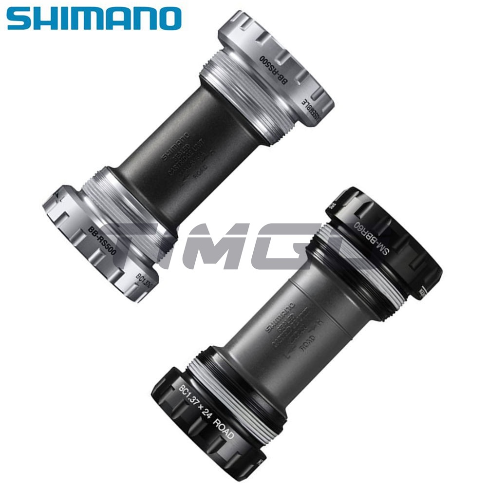 Shimano Tiagra Ultegra 105 BB-RS500 SM-BBR60 2 ชิ้น Hollowtech II แผนที่จักรยานวงเล็บด้านล่าง BSA 68