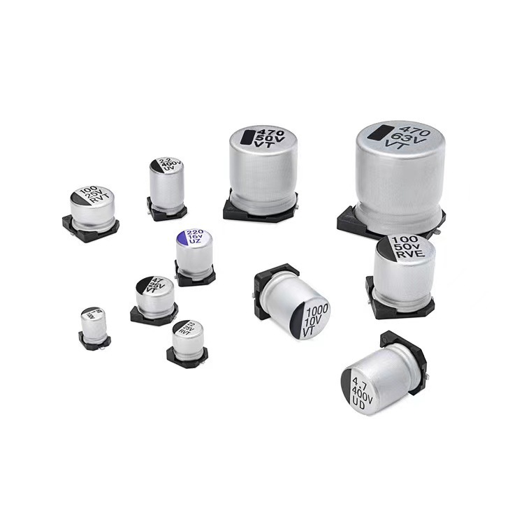 ชิปอลูมิเนียม Electrolytic Capacitor SMD16V 25V 10UF 22UF 47UF 100UF 220U 330 470UF