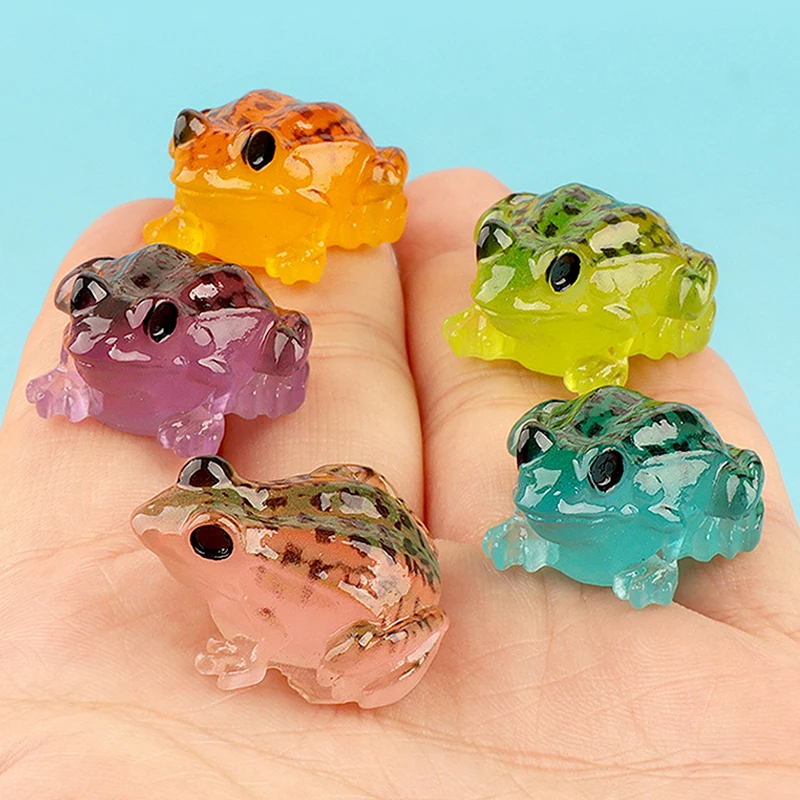 1 ชิ้น เต่าเรืองแสง Luminous Mini Tortoise และกบ สำหรับจัดแต่งไมโครแลนด์สเคป รูปเครื่องประดับ DIY และกระถางตกแต่งสวน!