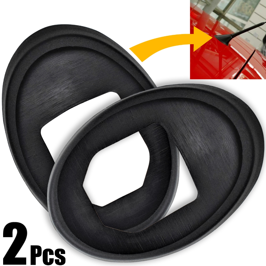 2pcs หลังคารถเสาอากาศเสาอากาศยางปะเก็นซีลสําหรับ Toyota RAV 4 2005-2012 Corolla 2000-2006 Ford Focus Fiesta