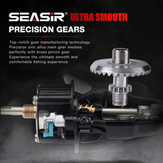Seasir P-Series Prospec คาร์บอนไฟเบอร์ Spining Fishing Reel Ultralight Carbon เครื่องซักผ้า 8 + 1BB 5.2:1/6.2:1 อัตราทดเกียร์ล้อตกปลา