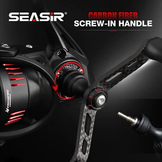 Seasir P-Series Prospec คาร์บอนไฟเบอร์ Spining Fishing Reel Ultralight Carbon เครื่องซักผ้า 8 + 1BB 5.2:1/6.2:1 อัตราทดเกียร์ล้อตกปลา