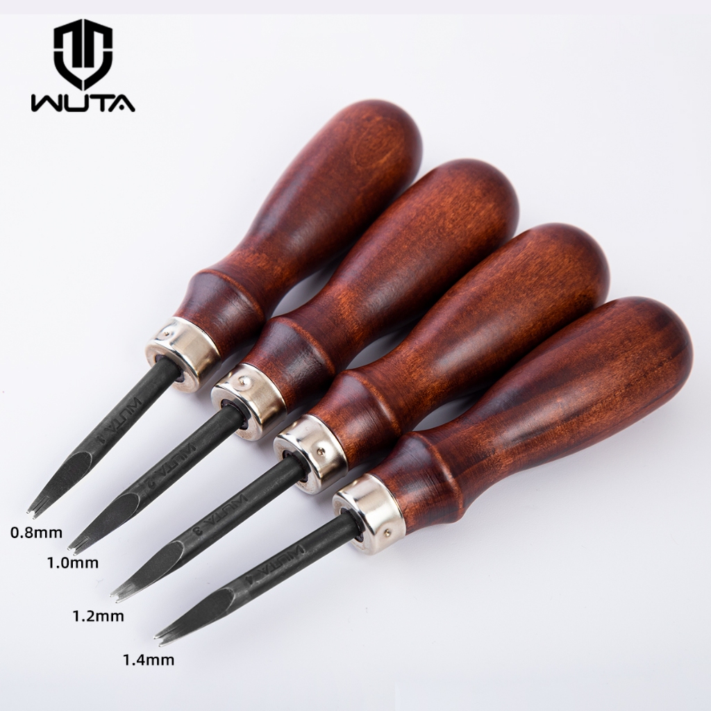 WUTA ขอบเอียงหนัง เครื่องตัดขอบหนัง ทินเนอร์ขอบหนัง เครื่องมือขัดหนัง มุมเอียงสำหรับงานฝีมือหนัง Leather Edge Beveler