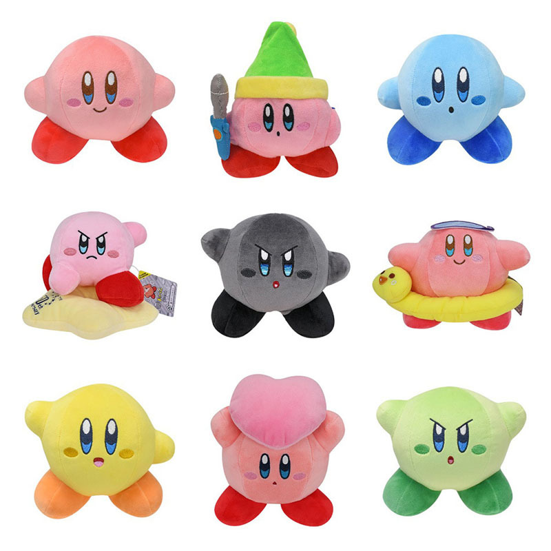 10 รูปแบบ 13-20 ซม.อะนิเมะการ์ตูน Star Kirby Series ตุ๊กตาตุ๊กตาของเล่น Soft Peluche ตุ๊กตาจี้เด็กของขวัญวันเกิด Kawaii Xmas Decor