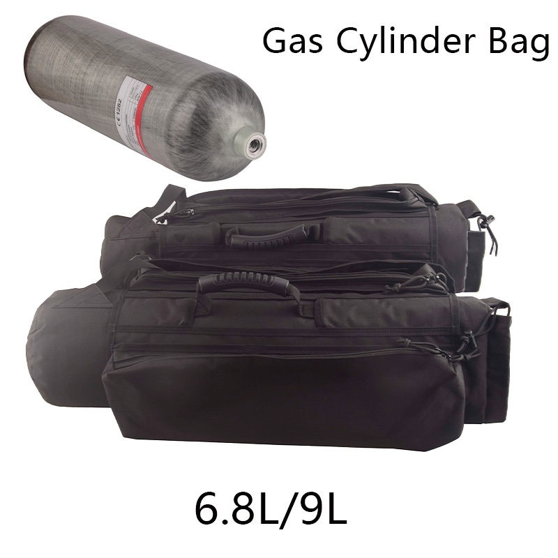 6.8l 9L คาร์บอนไฟเบอร์ Cylinde กระเป๋าเป้สะพายหลัง Air Tank Soft อุปกรณ์ป้องกันสําหรับ Scuba Station ดําน้ํา