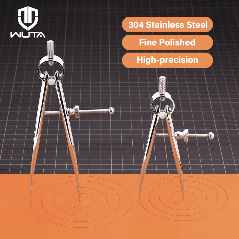 Wuta ฤดูใบไม้ผลิประเภท Wing Divider Sciber Caliper W/รอบขาสแตนเลสทองเหลืองโลหะปรับ Spacing