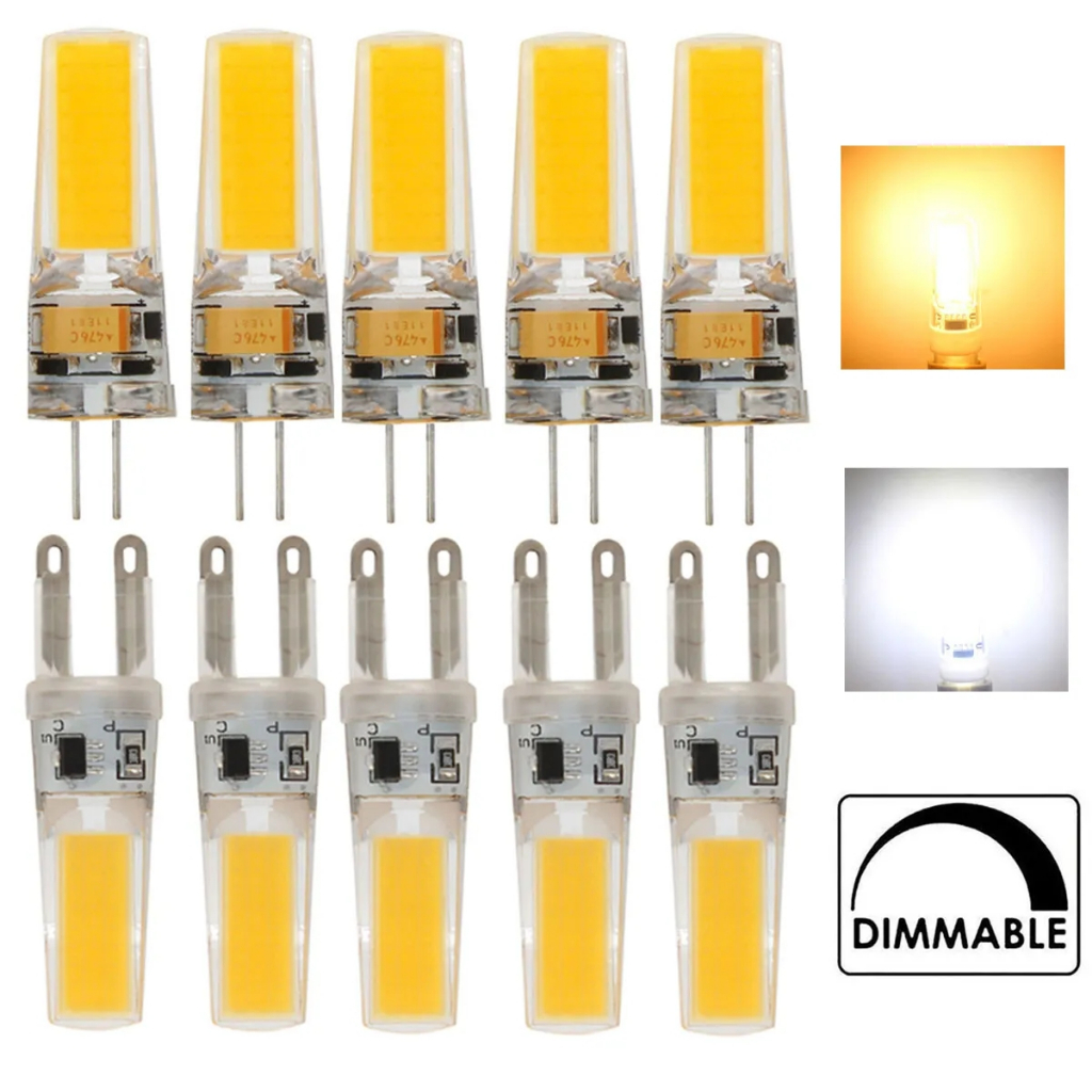หรี่แสงได้ 6W G4/G9 Cob LED 3000K-6500K 220V Homekit หลอดไฟโคมไฟตกแต่งสําหรับห้องนั่งเล่นและห้องนอน
