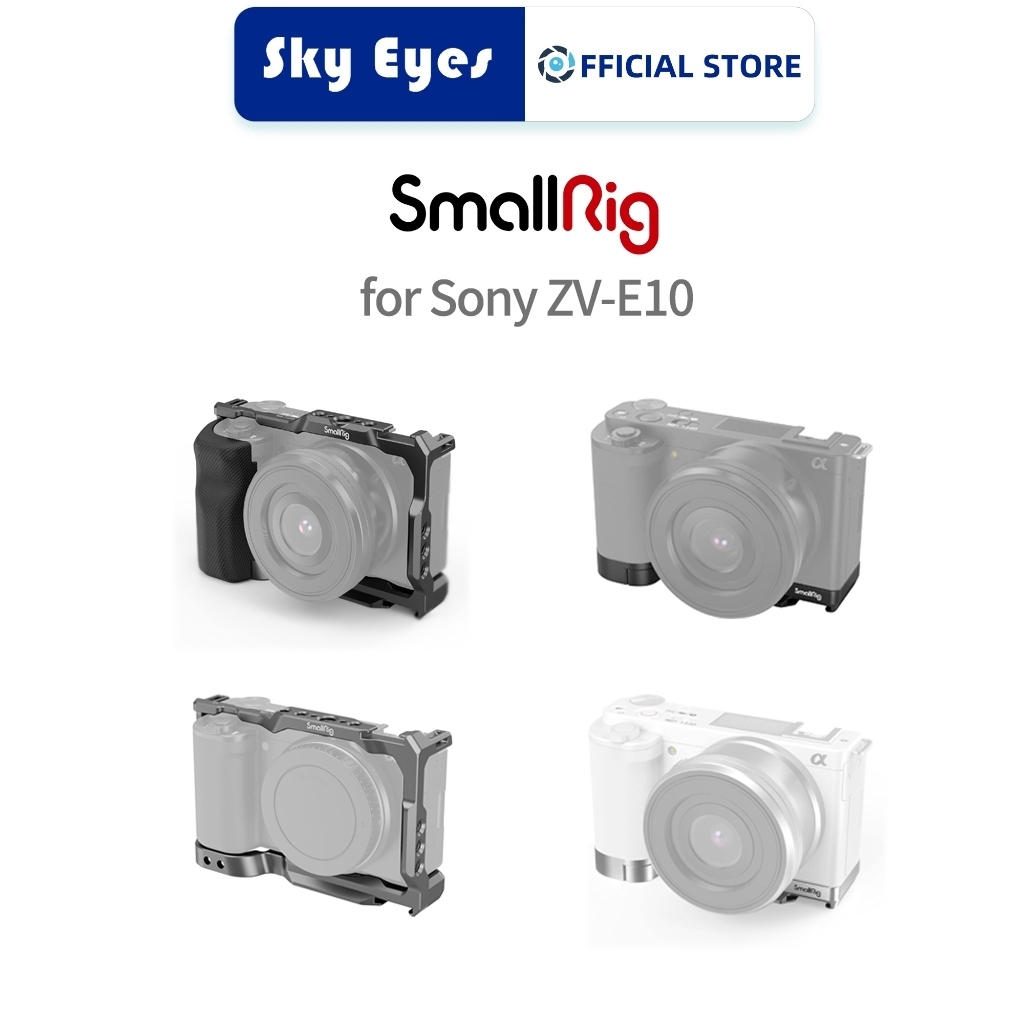 Smallrig ZV-E10 Quick Release Cage/Vlogging Extension Grip สําหรับ Sony ZV-E10