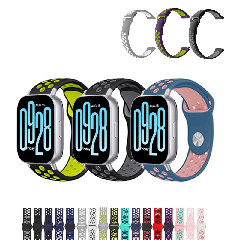 สายรัดซิลิโคนสําหรับ Redmi Watch 5 Active Sports Breathable Bracelet Bands Redmi Watch5 Lite