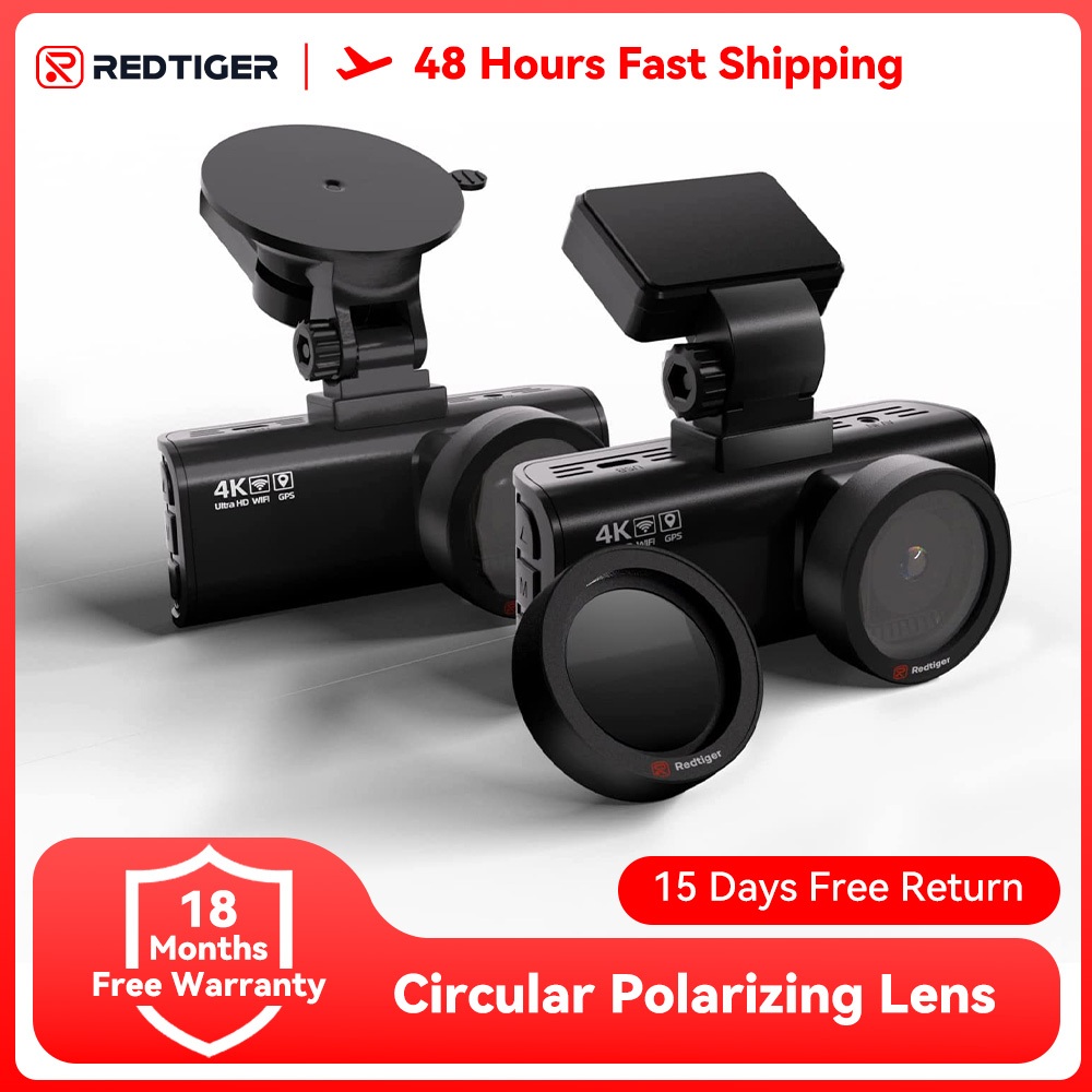 Redtiger F7N เลนส์โพลาไรซ์แบบวงกลม, CPL สําหรับ Dash cam, ป้องกันเลนส์สําหรับ F7N, ตัวกรองผลรองรับ F