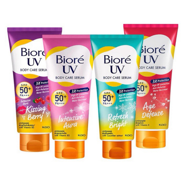 Biore UV body Nursing essence 150 ml บิโอเร ยูวี แอนตี้โพลูชั่น บอดี้ แคร์ เอสเซ้นส์ SPF50+PA +++