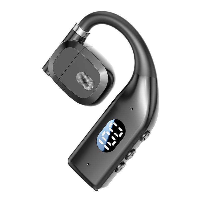 Tzuzl P7 หูฟังไร้สายเดี่ยว Air Conduction OWS หูฟัง HiFi Ear-Hook เพลงกีฬาเสียงรบกวน Cancel ชุดหูฟังสําหรับสมาร์ทโฟนทุกรุ่น