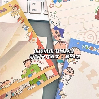 การ์ตูนน่ารัก สมุดบันทึก บันทึก แผ่นบันทึกการเขียนเครื่องเขียนสร้างสรรค์อุปกรณ์นักเรียนอุปกรณ์สํานักงานของขวัญปริซึม