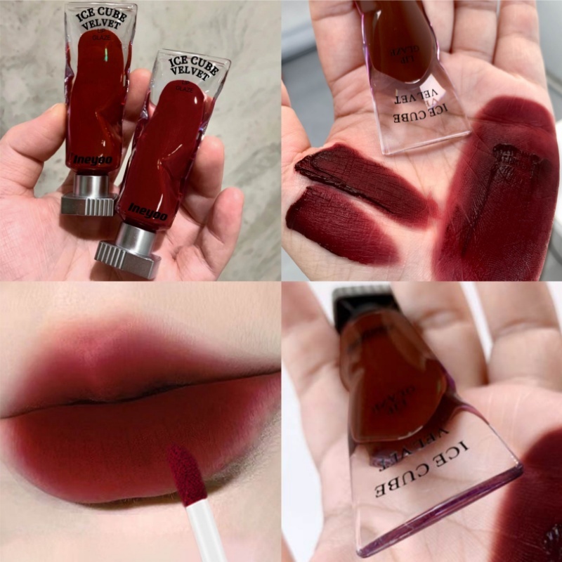 Ineyoo Matte Lip Glaze กันน้ํา 6 สี