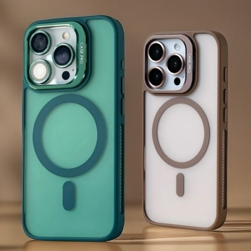 【Cooling/Matte acrylic hard case/Free lens Film/Metal Bracket/Desert】เคส compatible for iPhone 11 12 13 14 15 16 17 pro max case