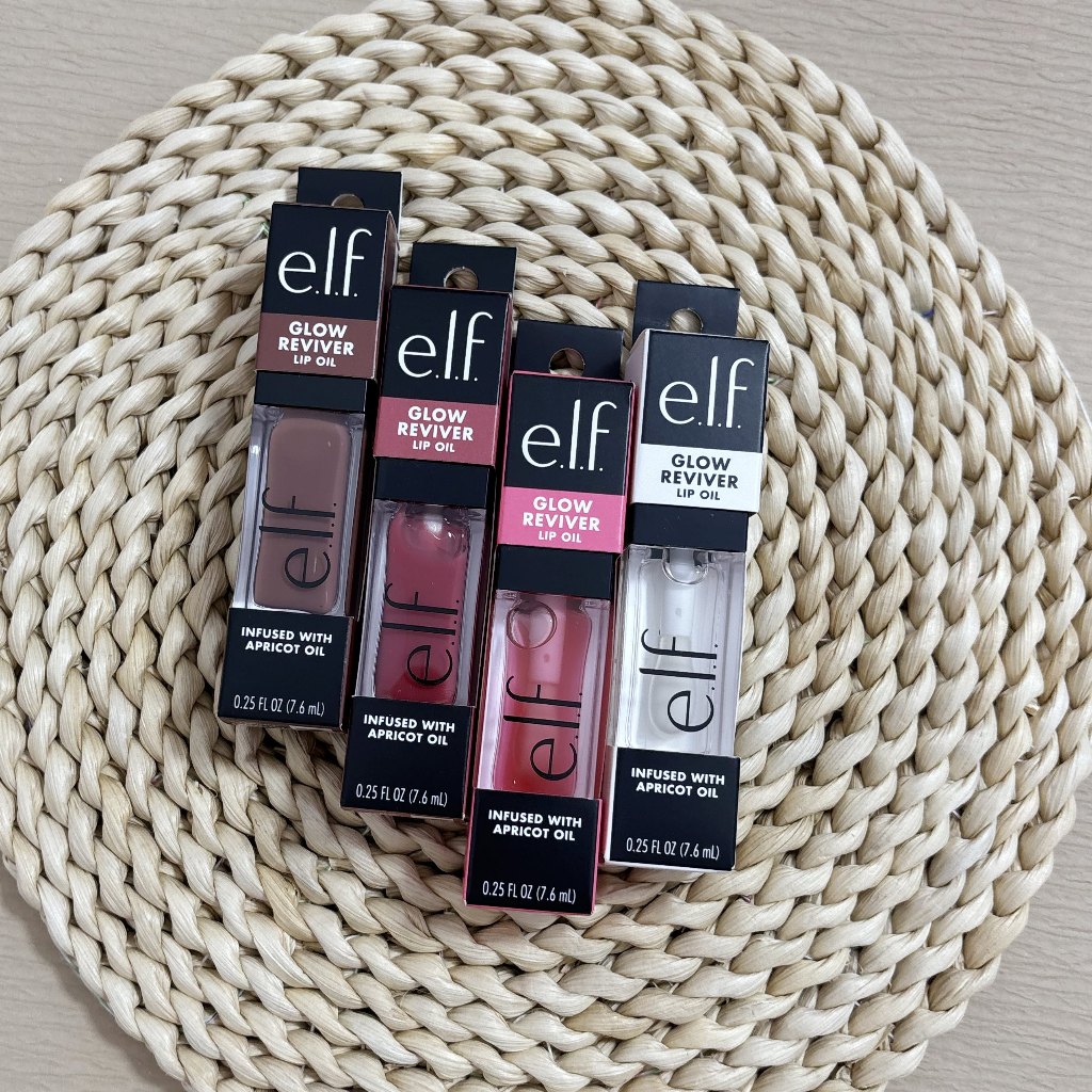 Elf Glow Reviver lip oil นูริชชิ่ง ลิปออยล์ ทินท์พร้อมเคลือบเงาสูง 7.6ml