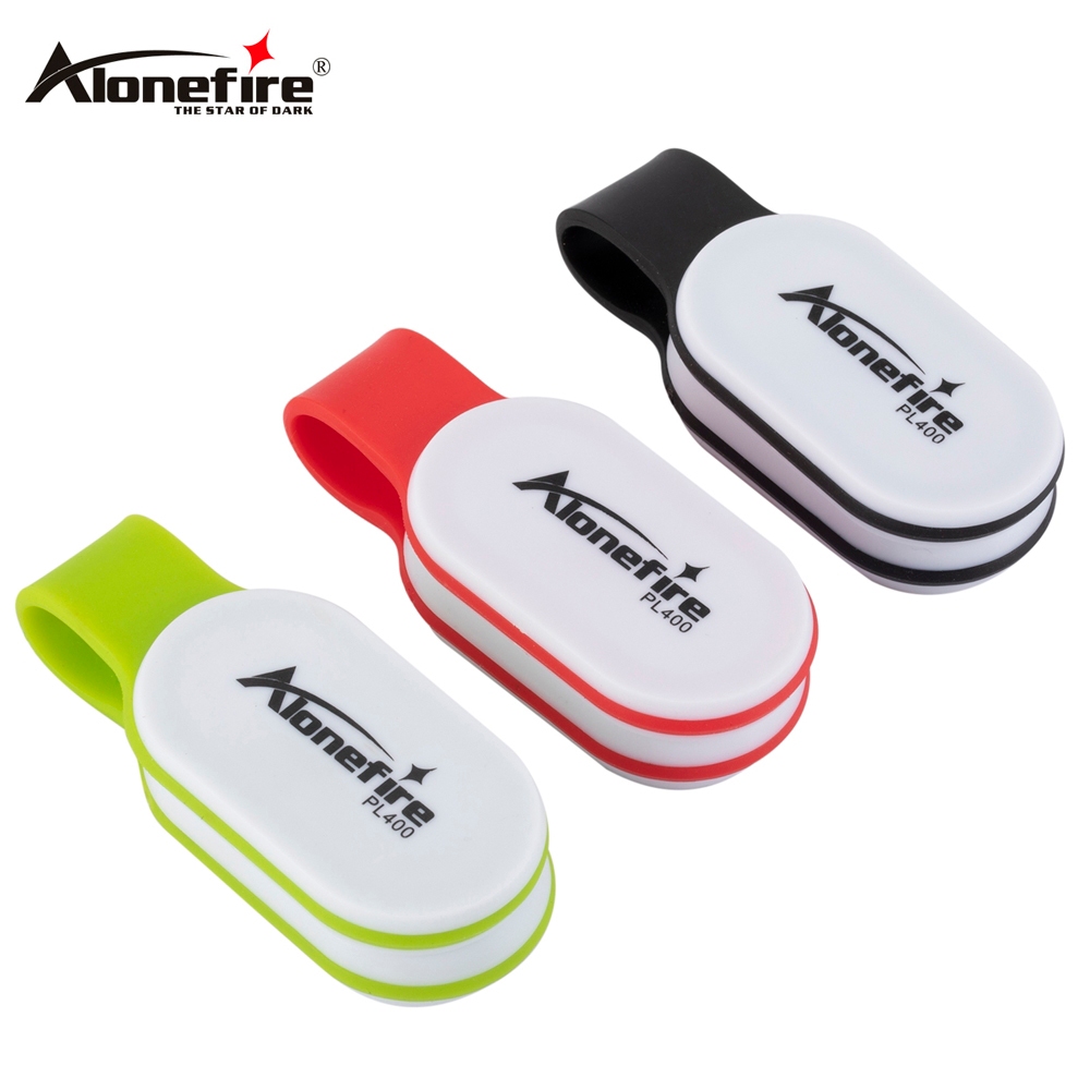 Alonefire PL400 โคมไฟ LED ไฟความปลอดภัยแม่เหล็กกันน้ํากลางแจ้งเดินป่าวิ่งคลิปแสง