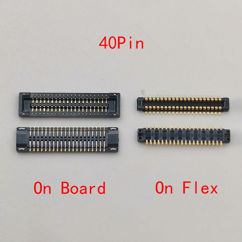 2-10 ชิ้นจอแสดงผล LCD หน้าจอ Flex FPC Connector 40Pin สําหรับ Samsung Galaxy G6200 A6S A10S A107 A20