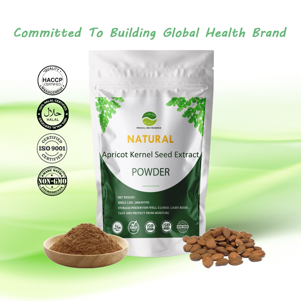 Natural Apricot Kernel Seed Extract Powder/Rich in Vitamin B17/Immune Booster/Cardiocasular and Brai