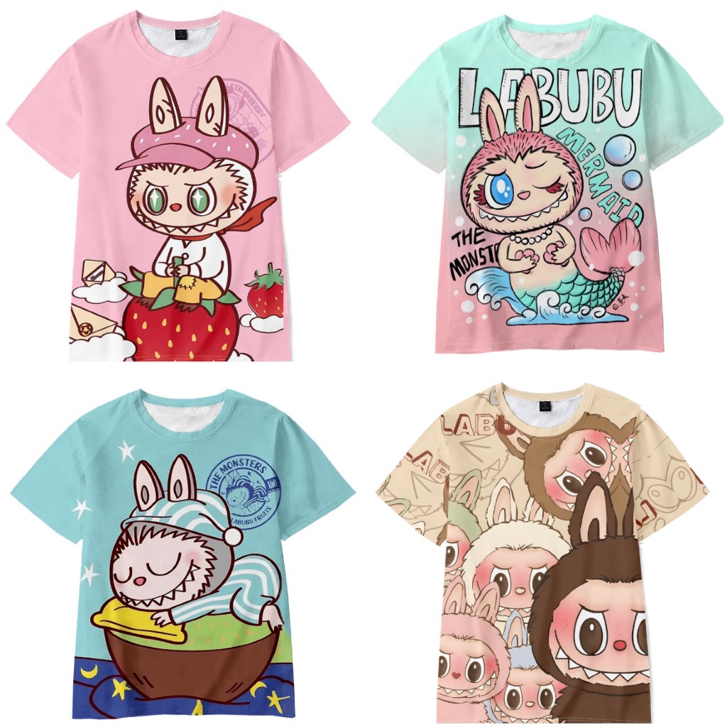 เสื้อ popmart เสื้อ labu สําหรับเด็ก zimomo