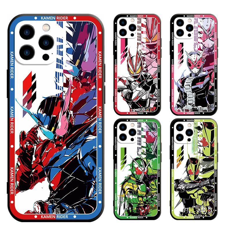 Iphone 12 13 14 PLUS PRO MAX MINI Kamen Rider TPU Casing Soft Case Cover