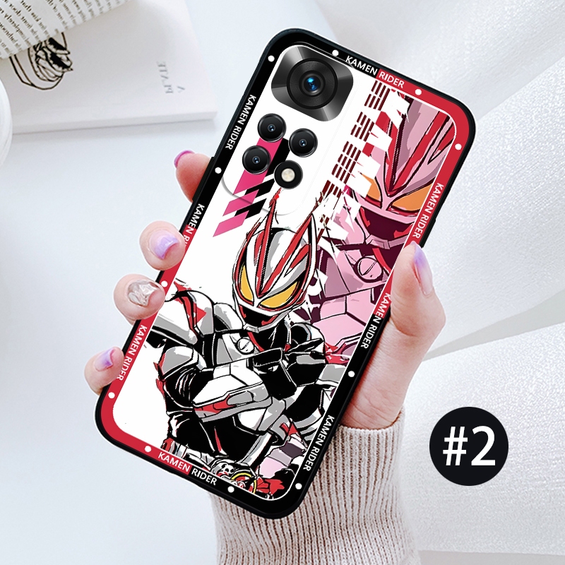 Redmi Note 11 11s 9T 9C 10A 9A 9 9s Pro + 4G 5G Kamen Rider Casing Soft Case Cover - รูปที่ 2