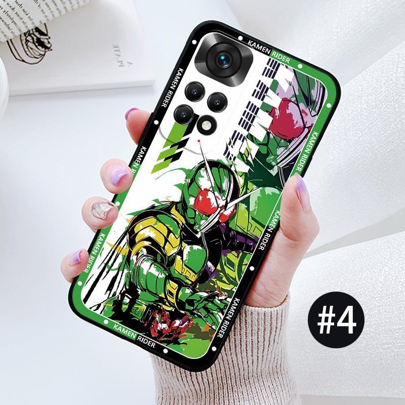 Redmi Note 11 11s 9T 9C 10A 9A 9 9s Pro + 4G 5G Kamen Rider Casing Soft Case Cover - รูปที่ 3