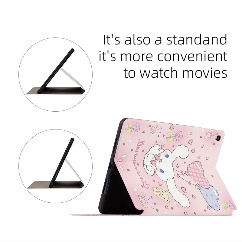 สําหรับ SAMSUNG Galaxy Tab A พร้อม S ปากกา SM-P205 SM-P200 8.0 นิ้วคุณภาพสูง PU หนังฝาครอบแฟชั่นน่ารักการ์ตูนกรณี ราคา ถูกที่สุด ดีลบีเคเค แกลเลอรีภาพที่ 5