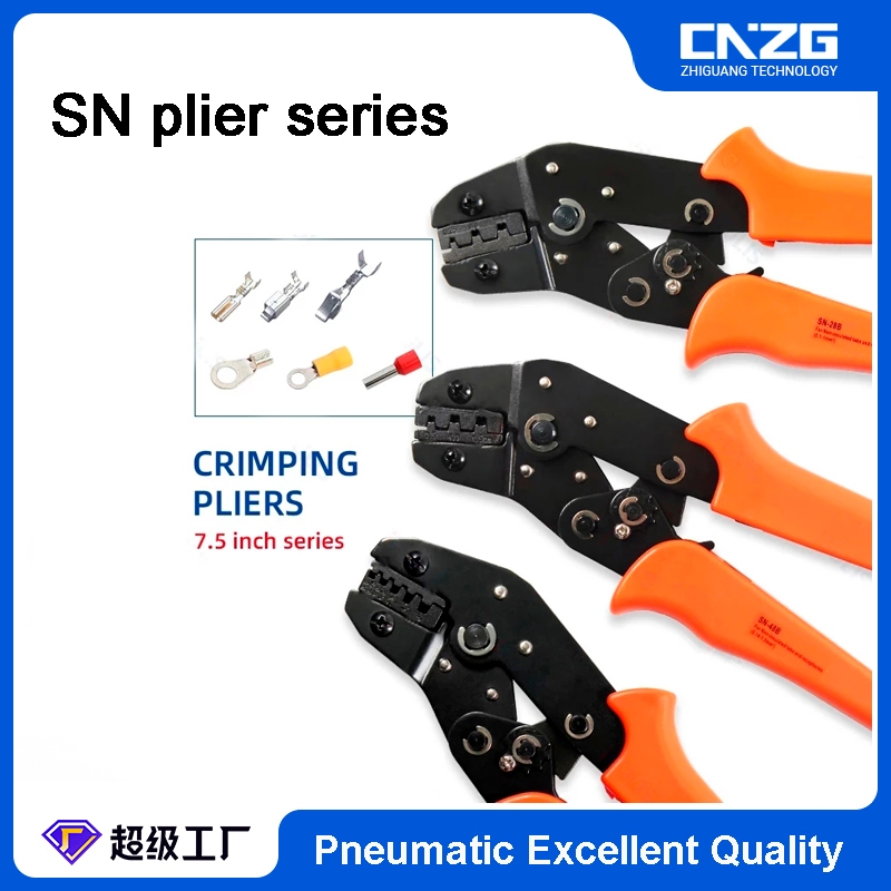 Sn-02c SN-28B/48B คีมย้ําสายไฟแบบใช้มือ ขนาดเล็ก ปรับได้