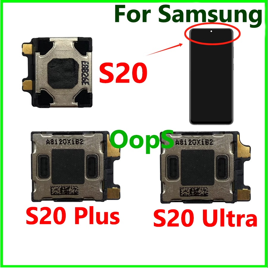 สําหรับ Samsung S20 Ultra S20+ Plus โทรศัพท์ด้านหน้าหูฟังหูฟังลําโพงรับเสียง