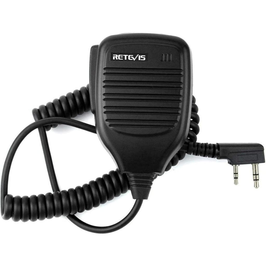 Retevis Walkie Talkie Shoulder Speaker Mic เข้ากันได้กับ Kenwood BAOFENG pxton Arcshell Two Way Radio