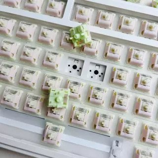 10PCS MMD VIVIAN Linear Switch V2 43g 5pin โรงงาน Prelubed พร้อมไฟ Difusser HiFi เสียง Hot Swappable MX ประเภทสําหรับที่กําหนดเองคีย์บอร์ด