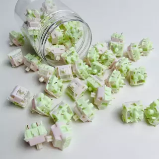 10PCS MMD VIVIAN Linear Switch V2 43g 5pin โรงงาน Prelubed พร้อมไฟ Difusser HiFi เสียง Hot Swappable MX ประเภทสําหรับที่กําหนดเองคีย์บอร์ด