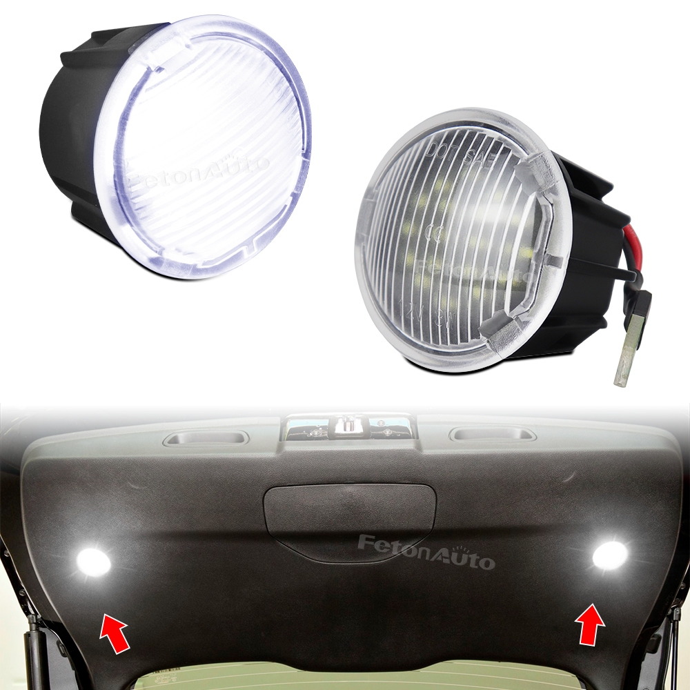 2pcs LED Trunk ภายใน Cargo Lift Gate โคมไฟไฟสําหรับ Jeep Commander, Grand Cherokee, สําหรับ Chrysler