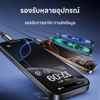 hoco. สายชาร์จ X89 สําหรับความยาว IP/Micro/Type-C: ชาร์จเร็ว 1 เมตร 2.4A/3.0A