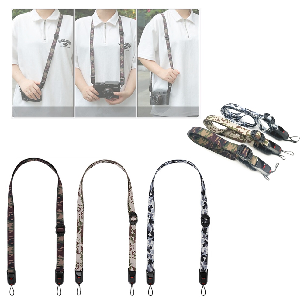 Peak Design Nylon Quick Release Buckle สายคล้องไหล่สายคล้องคอกล้องสําหรับ Sony Canon Fuji Nikon Mirrorless Point & Shoot DSLR