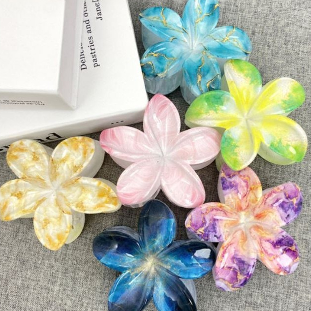 แคลมป์ลีลาวดี Bauhinia Flower แคลมป์ฉลามระดับไฮเอนด์สําหรับด้านหลังศีรษะของผู้หญิง