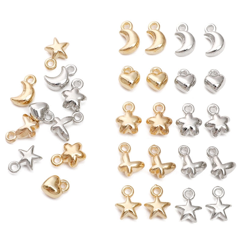 30pvs/กระเป๋าพลาสติก CCB จี้ลูกปัดสําหรับ DIY เครื่องประดับสร้อยข้อมือสร้อยคอทําอุปกรณ์เสริม