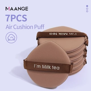 MAANGE พัฟฟองน้ําแต่งหน้าแบบสองด้านนุ่มพิเศษเปียกและแห้งแบบพกพา 7ชิ้น 1306