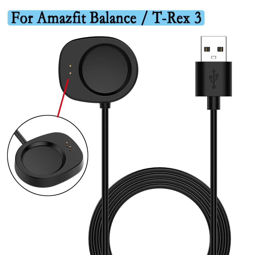สําหรับ Huami Amazfit Balance / T-Rex 3pro100 ซม.สายชาร์จสาย USB แท่นชาร์จสําหรับ Huami Amazfit T-Re