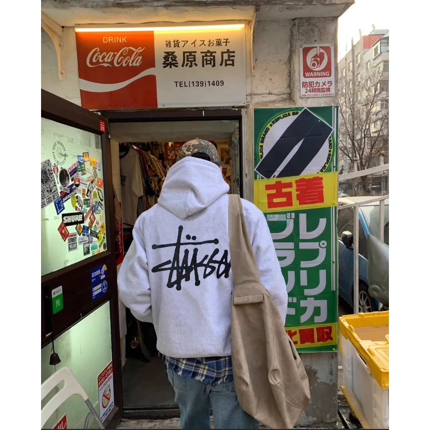 เสื้อกันหนาวมีฮู้ดโลโก้แฟชั่นคลาสสิก